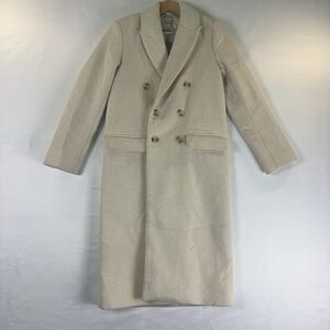 Abercrombie Wool-Blend Double-Breasted Tailored Topcoat